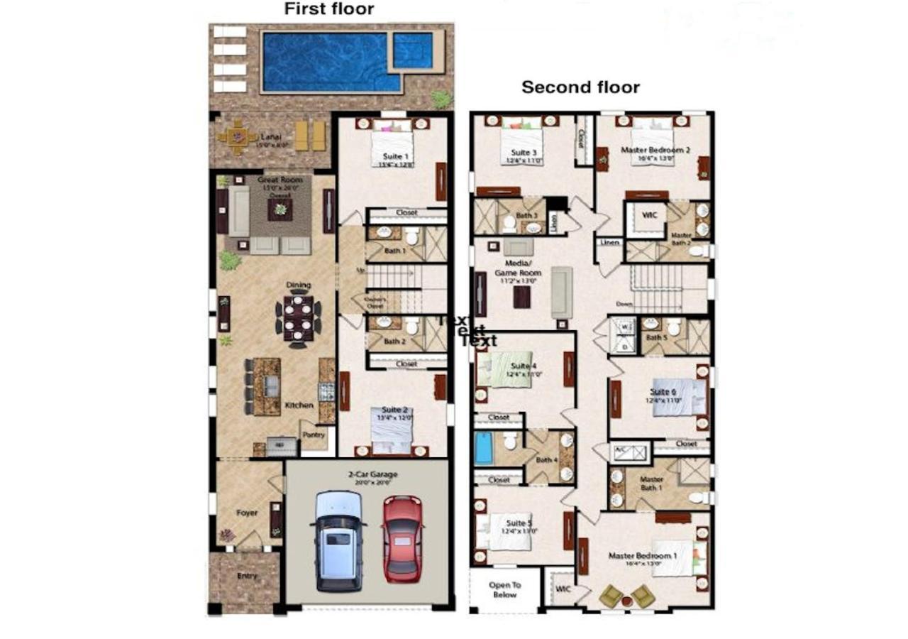 451-Luxury Villa Wmovie Theater And Arcade Orlando Esterno foto